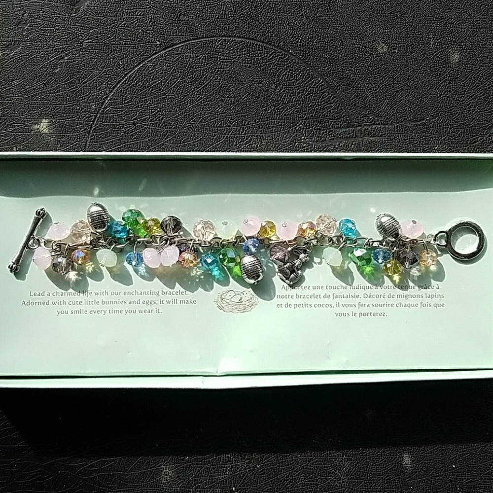 Easter charm bracelet
